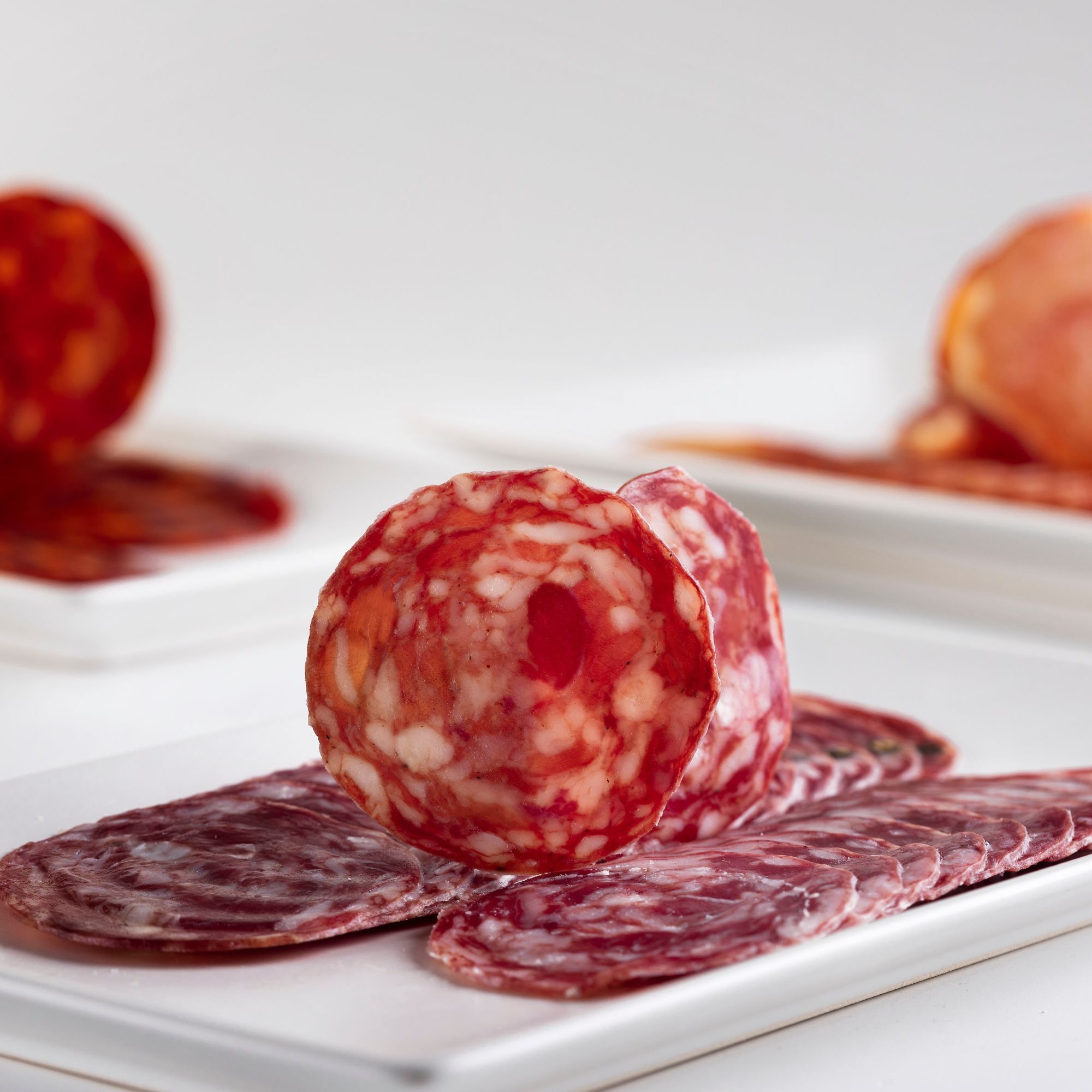 3 x Salchichón Bellota Ibérico Tranché à la Machine - 3x100 g - Espagne - César Nieto