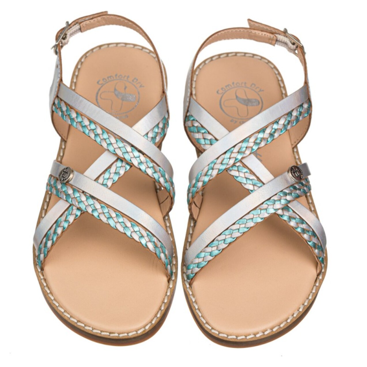 Sandalia flexible velcro