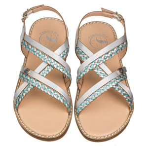 Sandalia flexible velcro