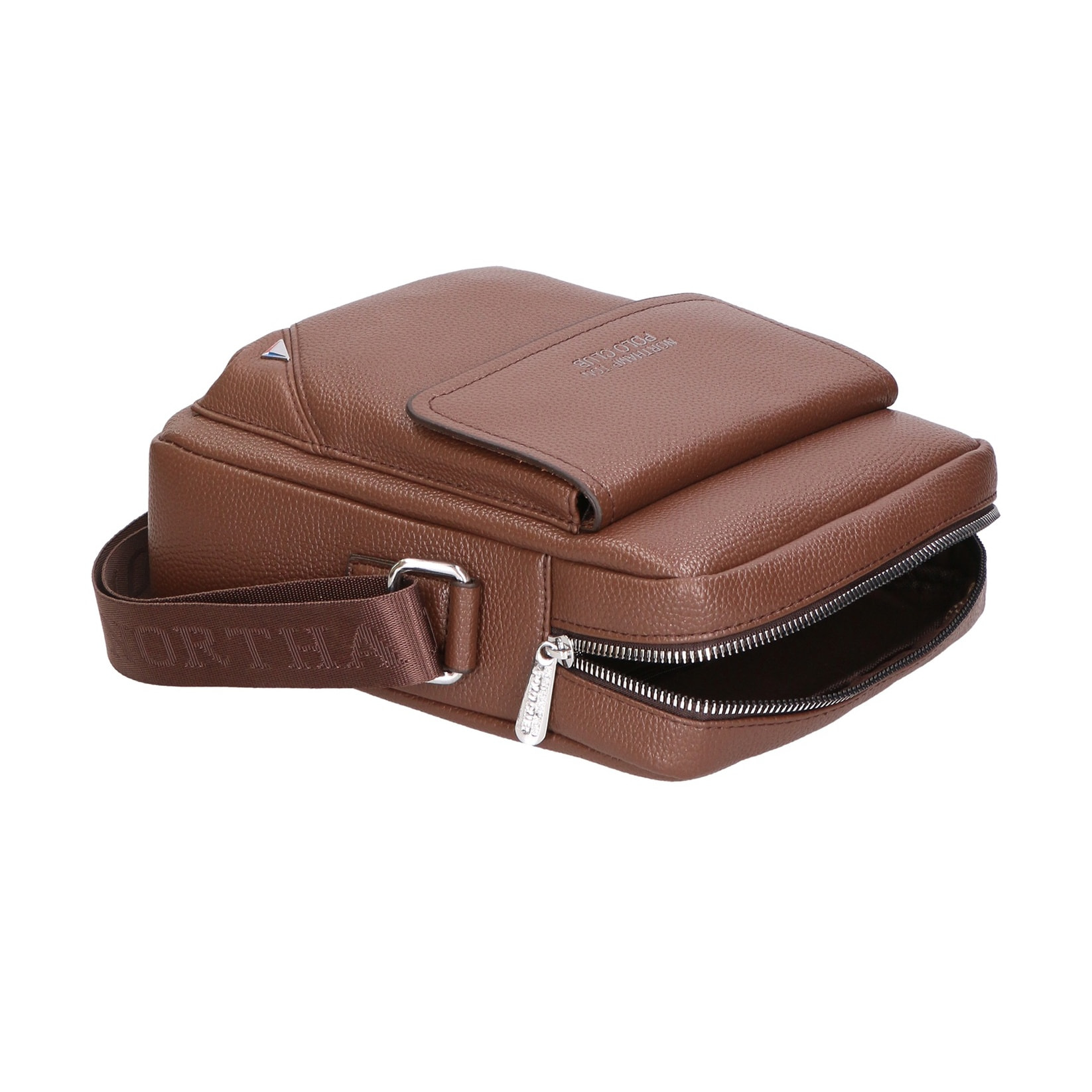 Borsa a tracolla uomo - Modello False - 100% pelle PU - 20.0 x 24.0 x 6.0 cm