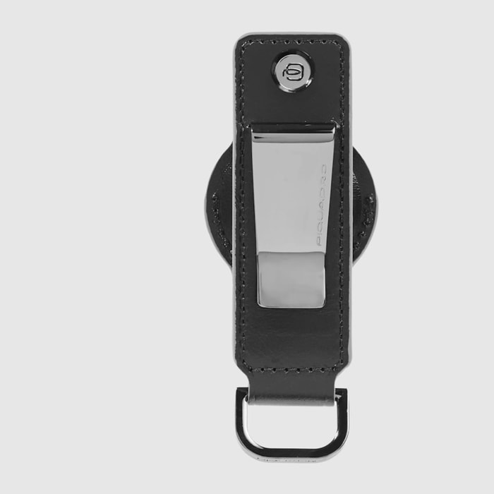 Piquadro Portachiavi per AirTag® e CONNEQU 4.0 in pelle