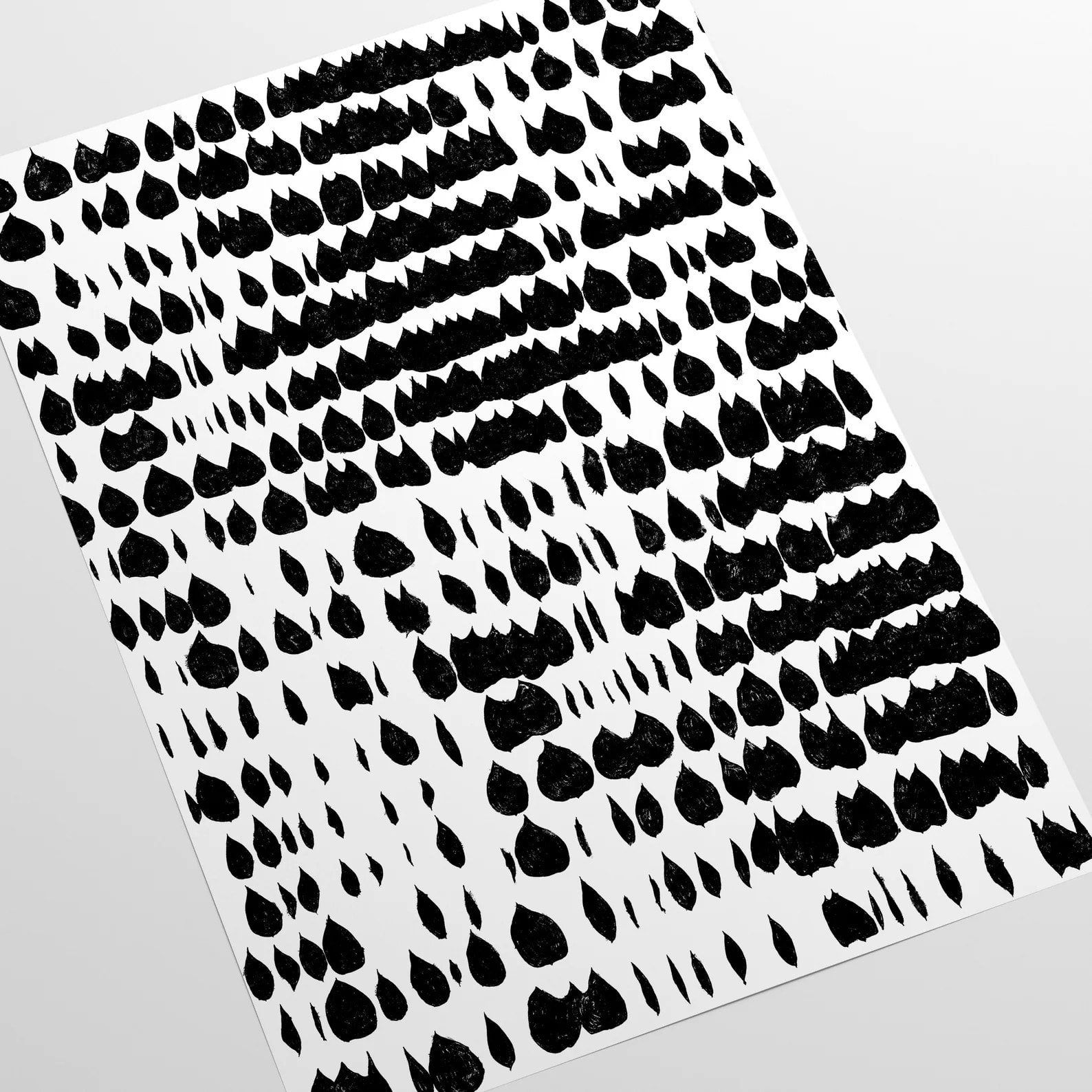 Carta da Parati Moderna Bianca e Nera in Stile Scandinavo