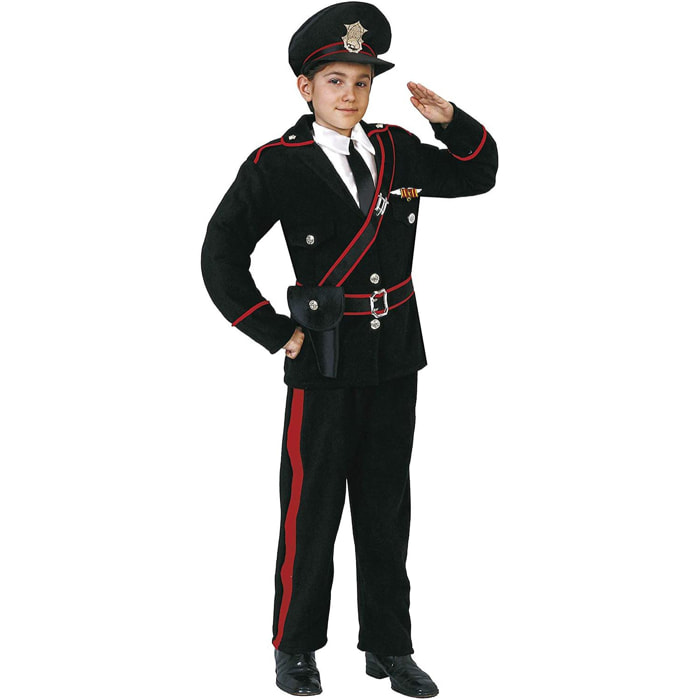 Costume Carnevale Travestimento Carabiniere Bambino Originale