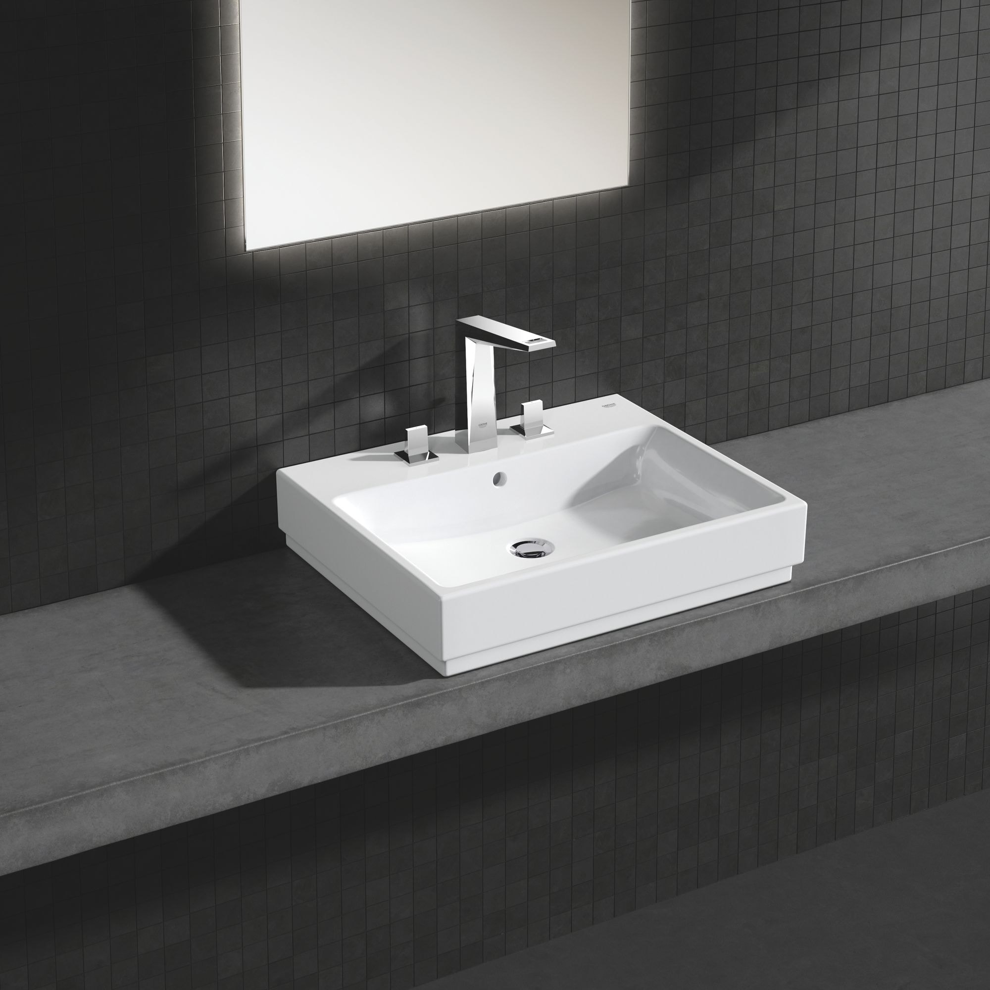 GROHE Cube Ceramic Vasque à poser 60 cm Blanc alpin