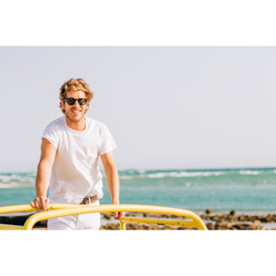 Gafas de sol OCEAN HAMPTON - Negro brillante / Ahumada