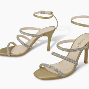 SANDALIAS DORADAS SISANE-TE