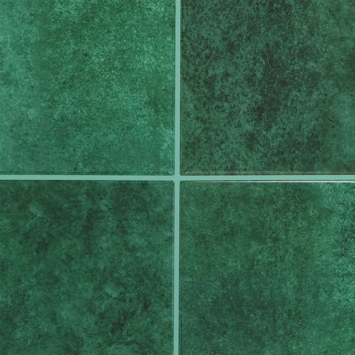 2 stickers muraux Caro carré 25x25cm vert