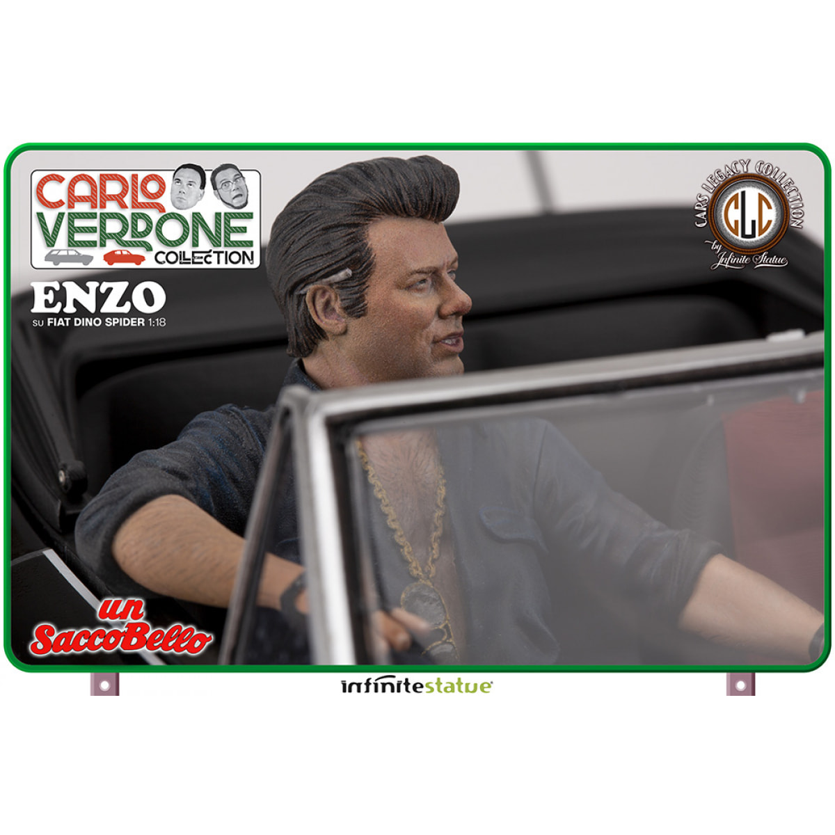 Enzo Su Fiat Dino Spider 1:18 Resin Car Statua Infinite Statue