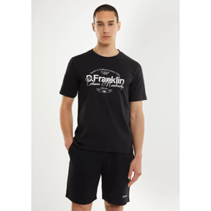 Camiseta de Hombre St.Denis Club Negro / Blanco D.Franklin