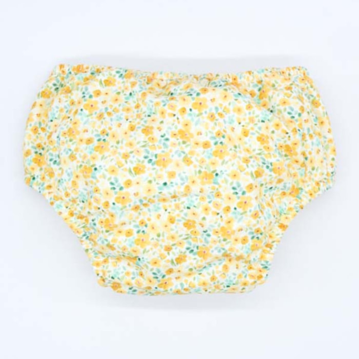 CUBREPAÑAL FLORES AMARILLO