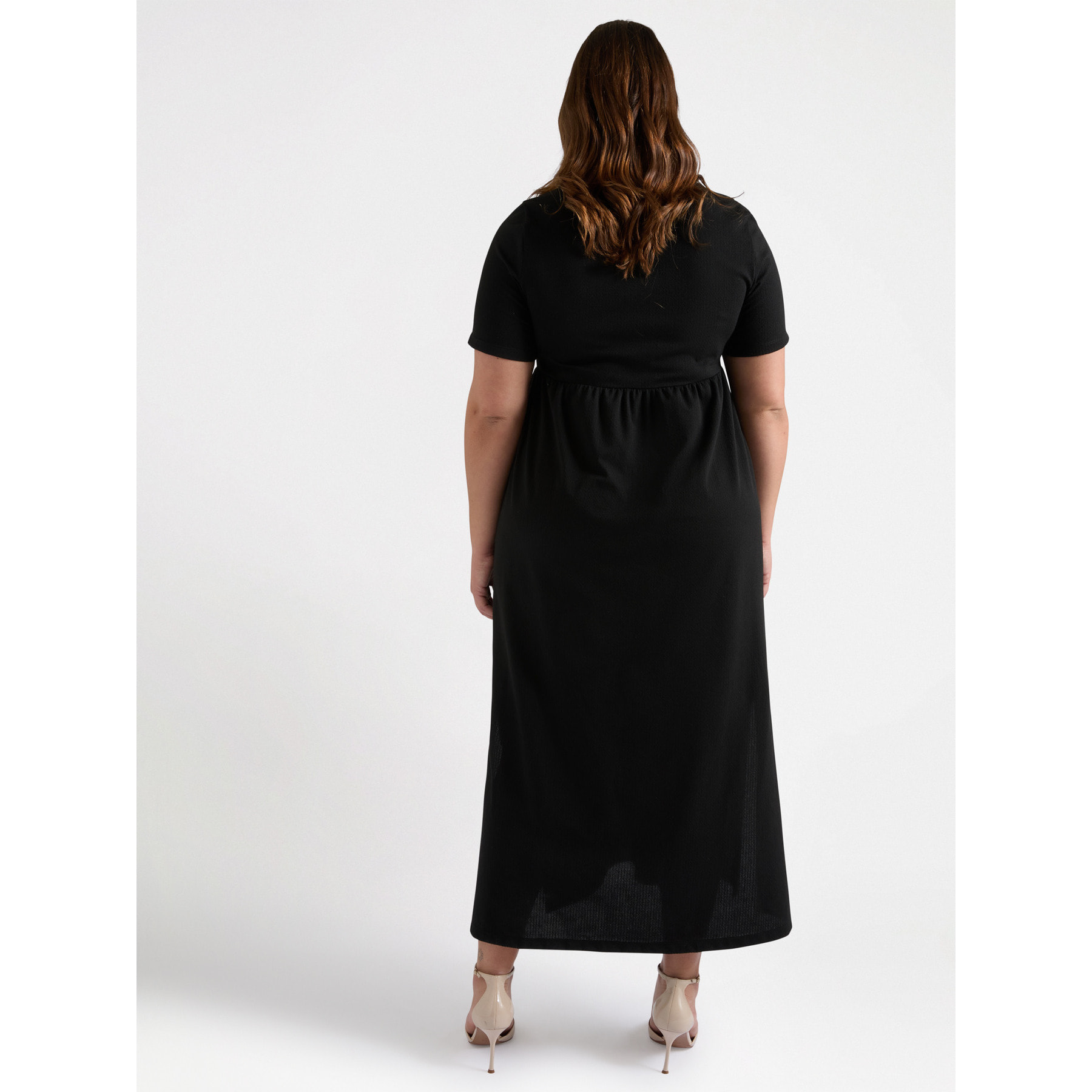 Fiorella Rubino - Vestido Imperio - BONITO - Negro