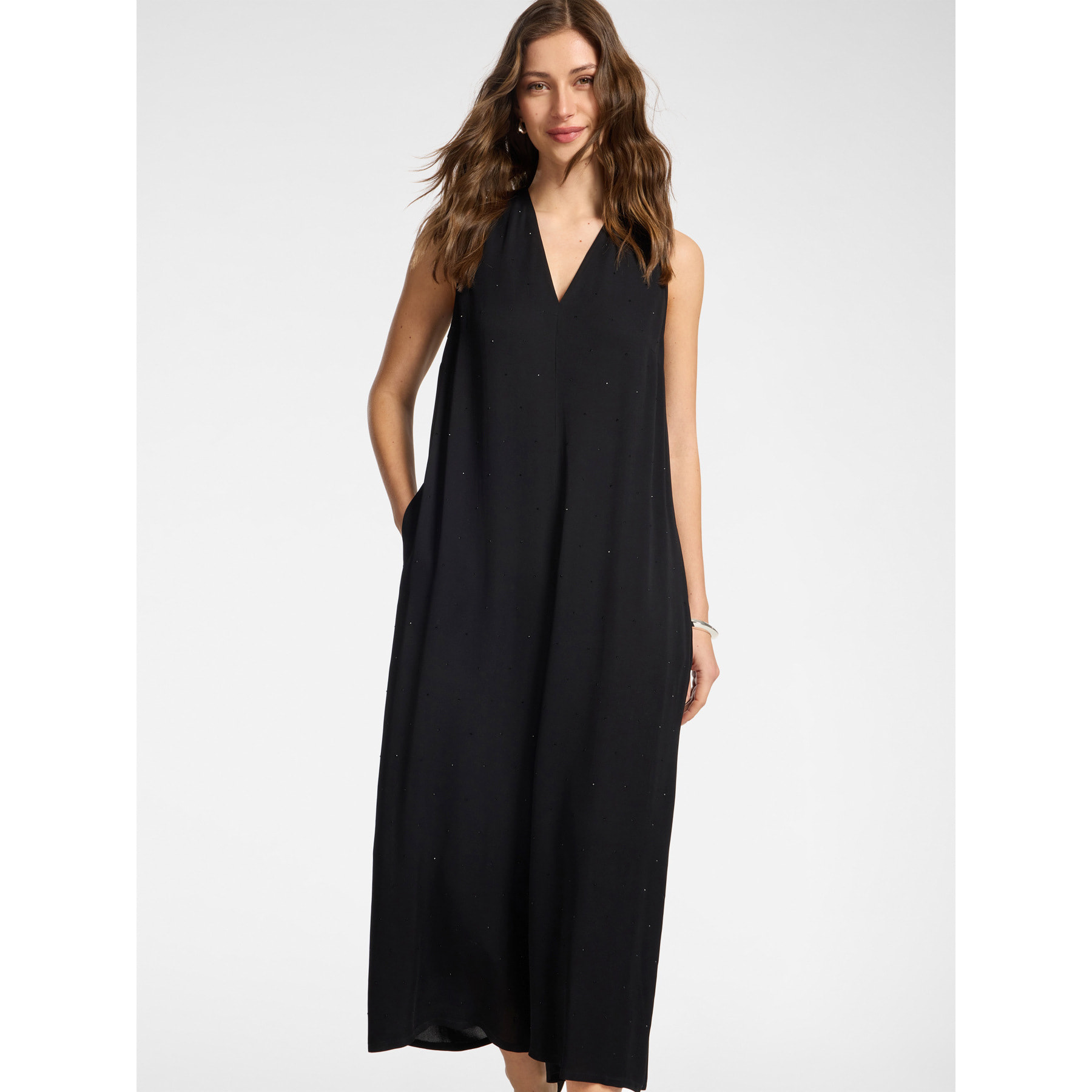 Elena Mirò - Mono bordado - Negro