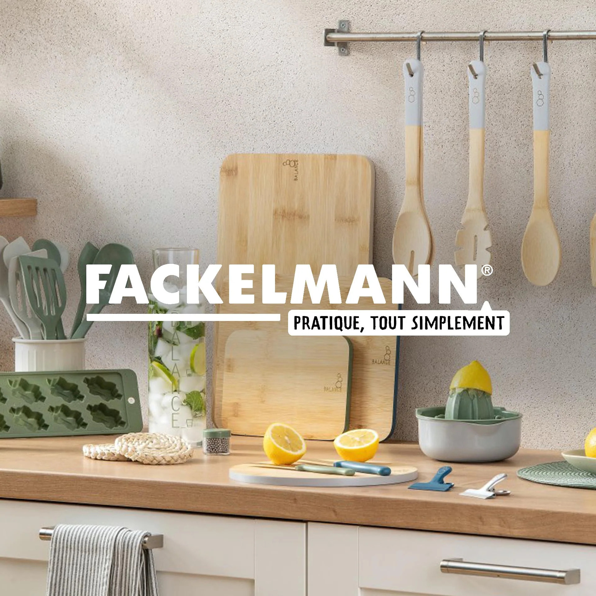 Lot de 4 pinces inox pour fermer les sachets Fackelmann Balance