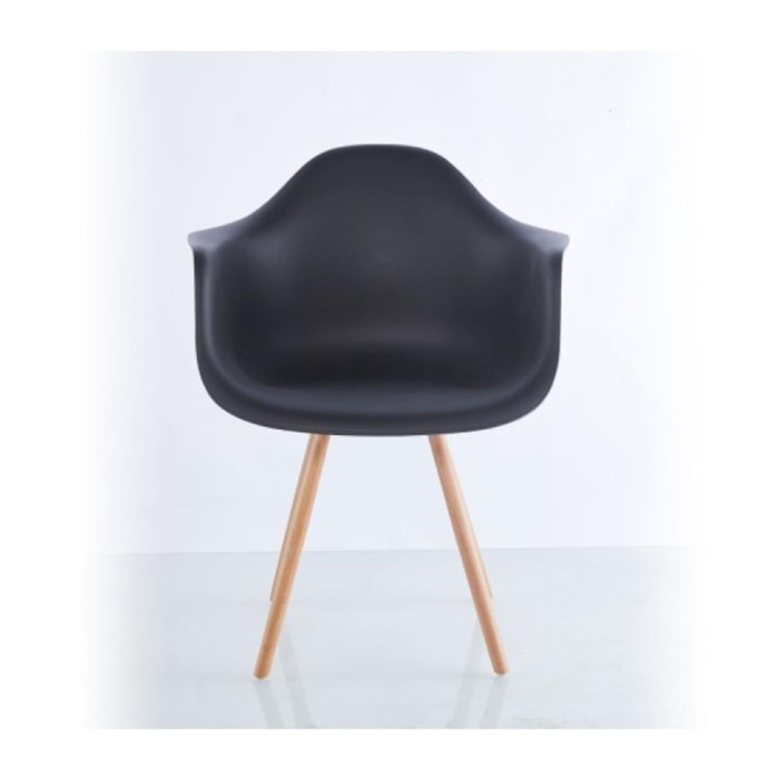 Chaise Eva noir X1