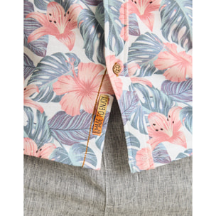 Camisa Manga Corta Azul Marino - Thorned