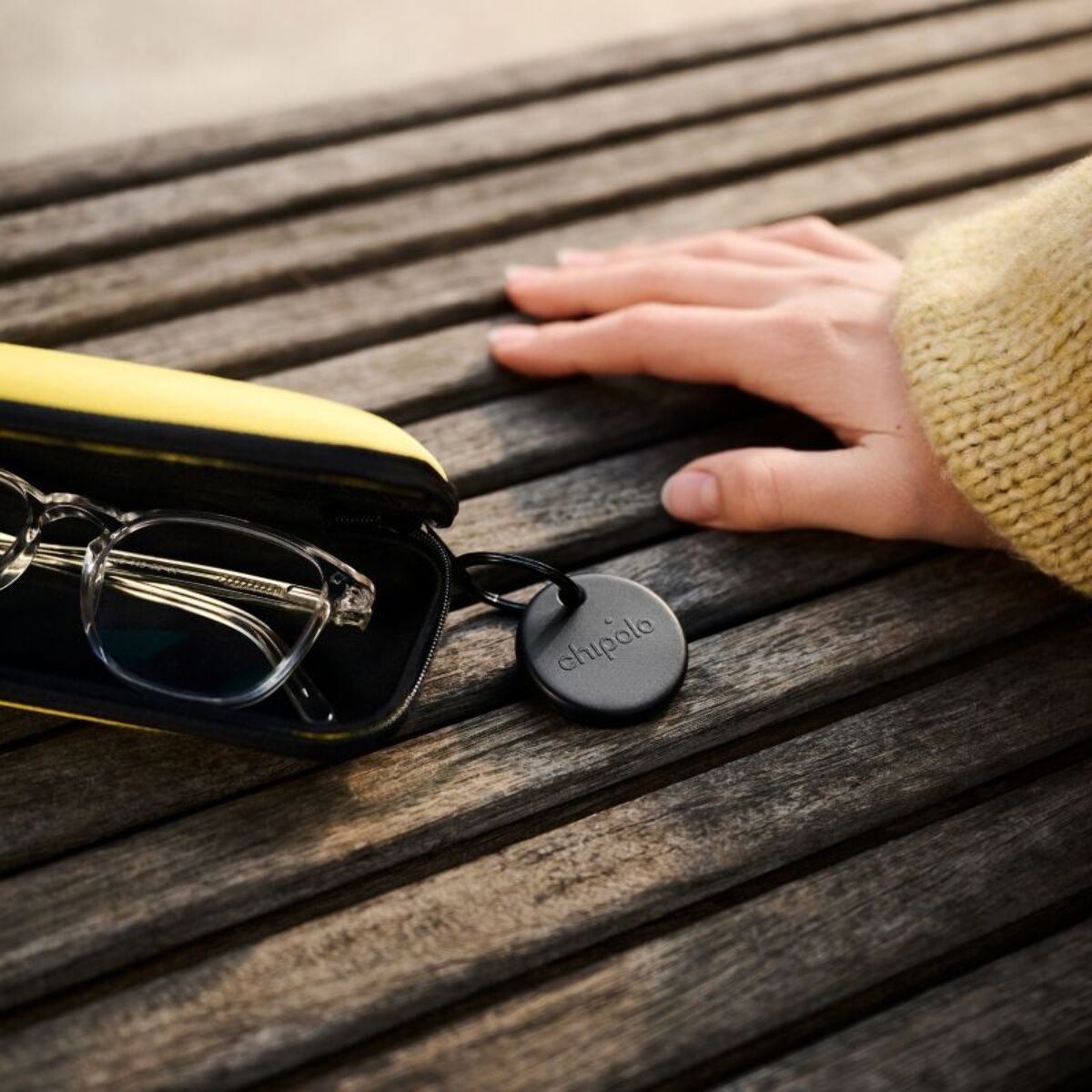 Tracker GPS CHIPOLO POP porte cléfs x4 noir