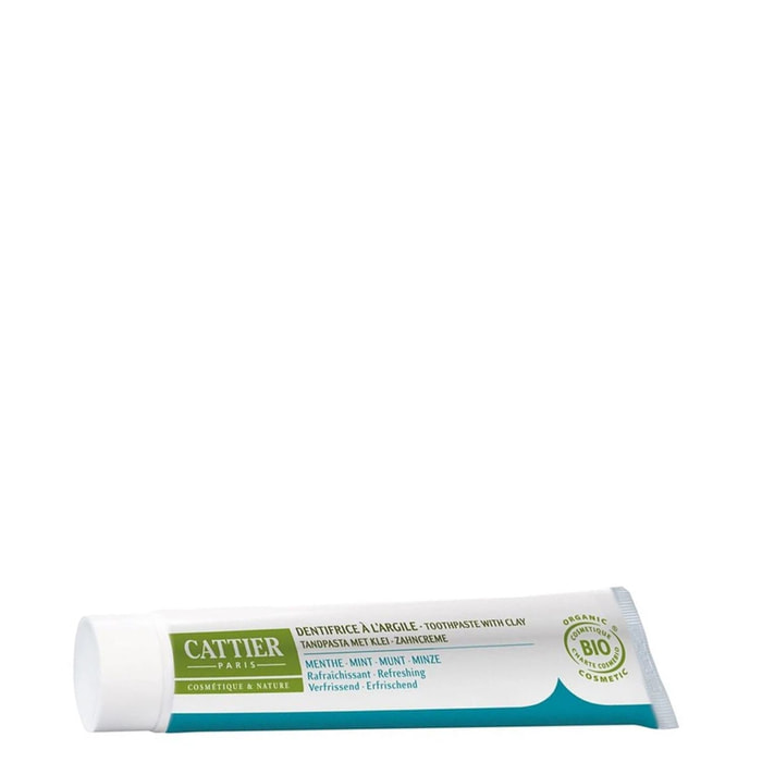 Dentargile Menthe - Dentifrice Reminéralisant à l'Argile 75 ml