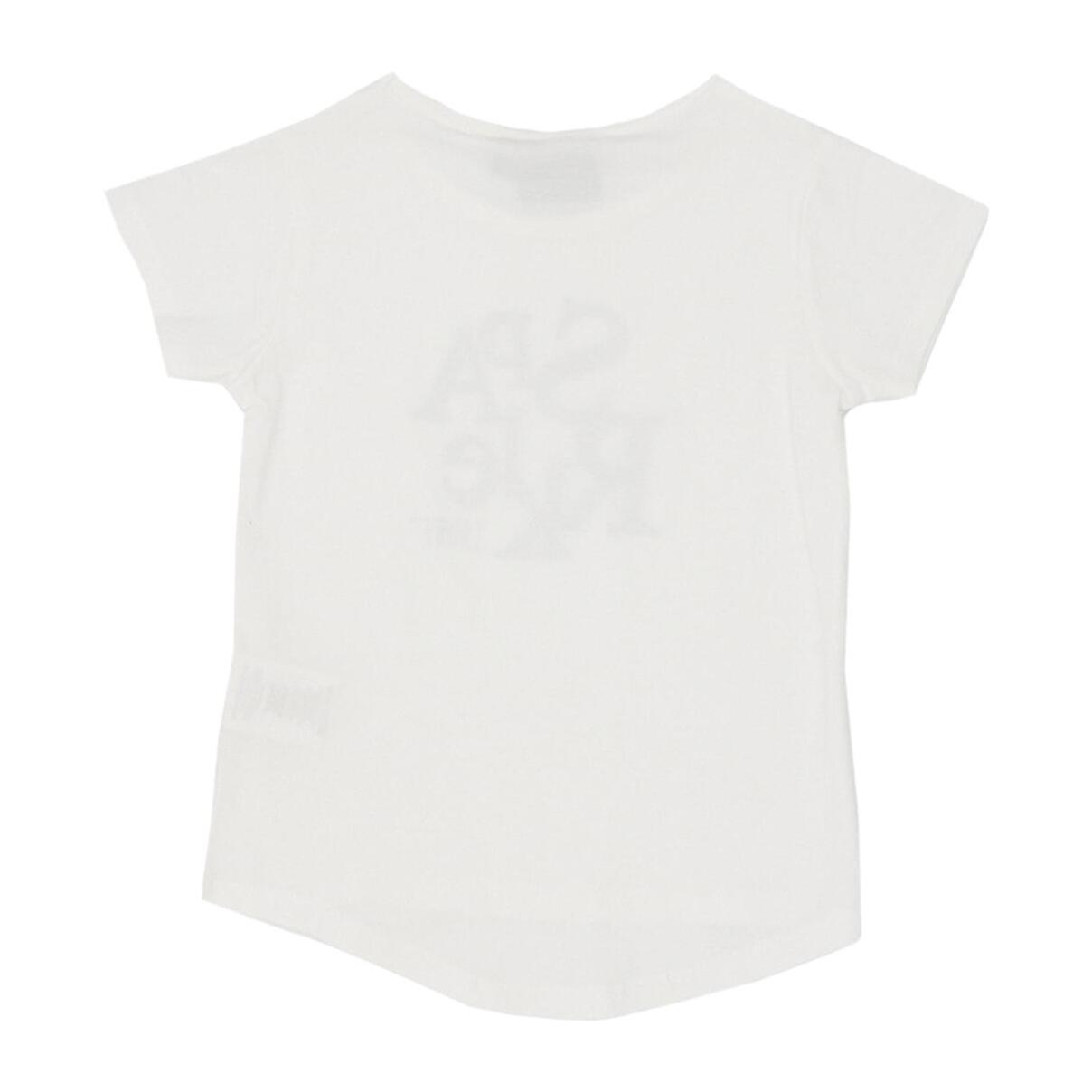 Camiseta de manga corta de niña brillante