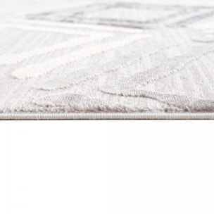 Tapis salon et chambre tissé motif géométrique SIPO