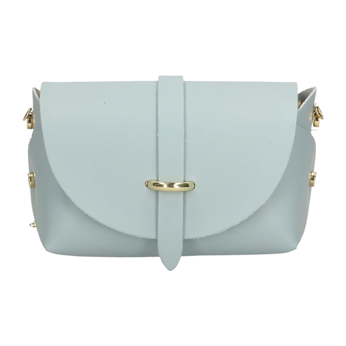 Chicca Borse Borsetta Clutch Blu