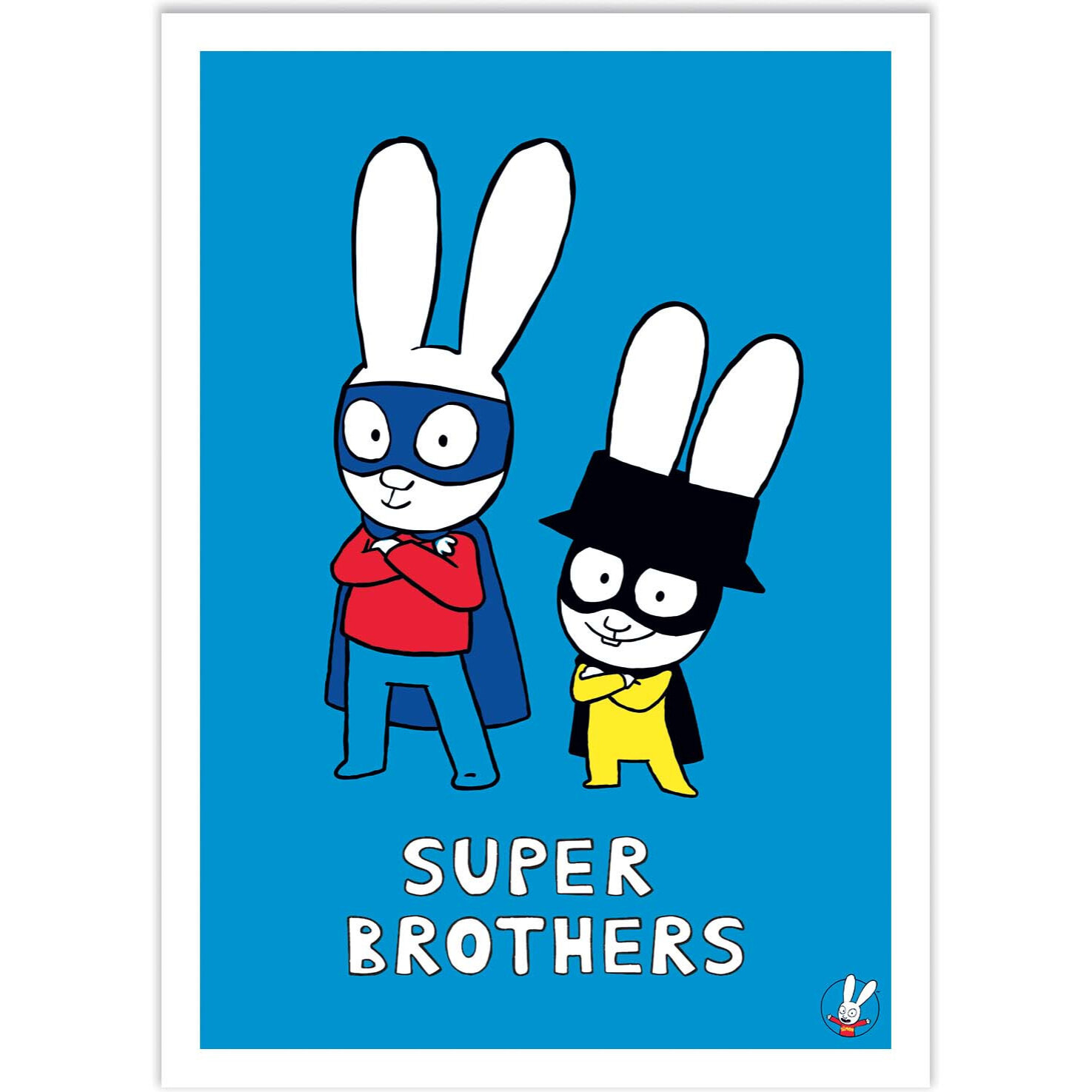 Affiche - Super Heroes Brothers - Simon Super Rabbit
