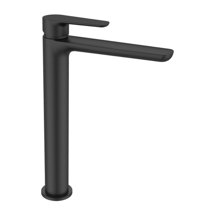 Mood mitigeur lavabo XL avec levier sans tirette, G3/8, Noir mat SATBSMOOD285C avec une garantie de 5 ans