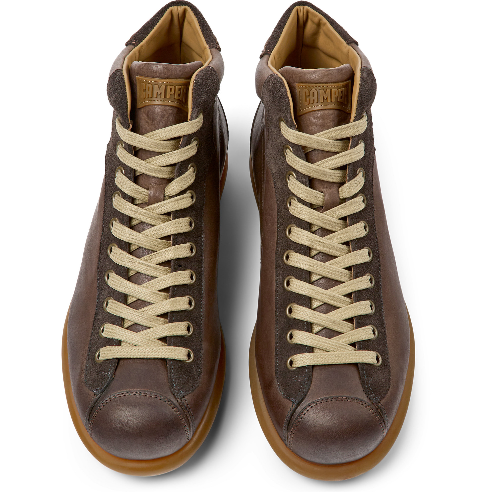 Zapatillas - CAMPER Pelotas Ariel - Marron - Cuero liso