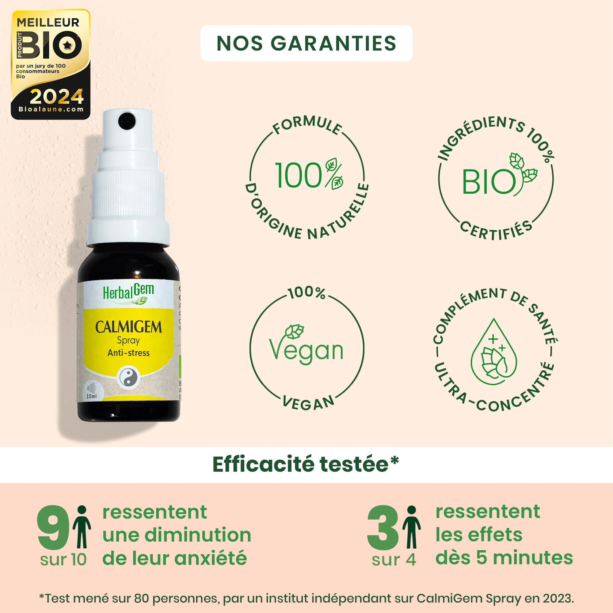 Herbalgem- Calmigem spray - Bio - 15 ml