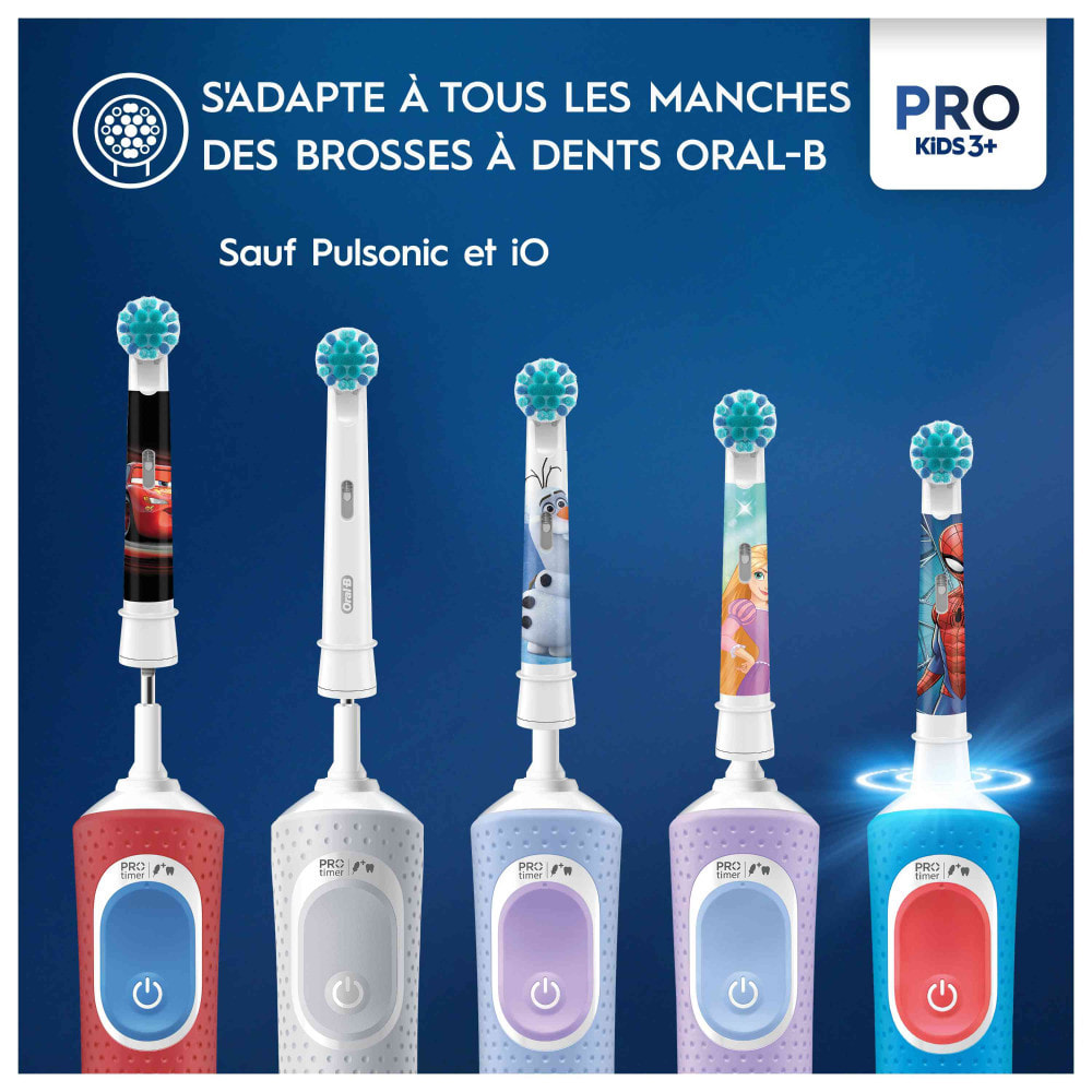 Oral-B Pro Kids Brossettes Disney La reine des neiges, 4 Unités