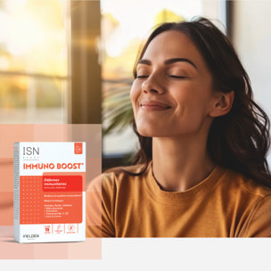 ISN - Immuno Boost - Complément alimentaire défenses immunitaires – Reishi, Shiitake, Maïtake, Bêta-glucanes, Échinacée, Vitamines C D B6, Zinc & Cuivre - 30 gélules végétales