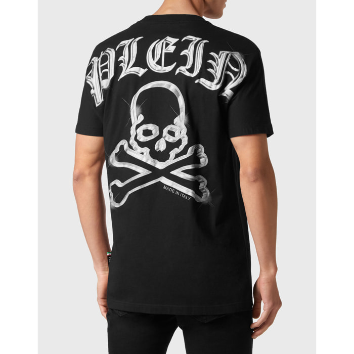 PHILIPP PLEIN T-Shirt Round Neck SKULL&BONES