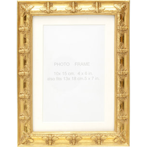 Cadre photo abeilles 16x20cm doré Kare Design