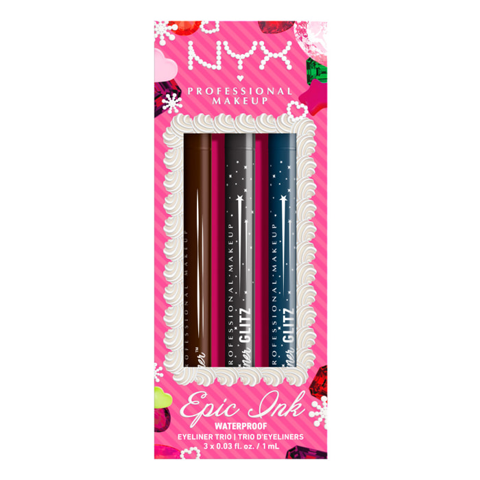 NYX Professional Makeup Bling The Halls Coffret Yeux Epic Ink