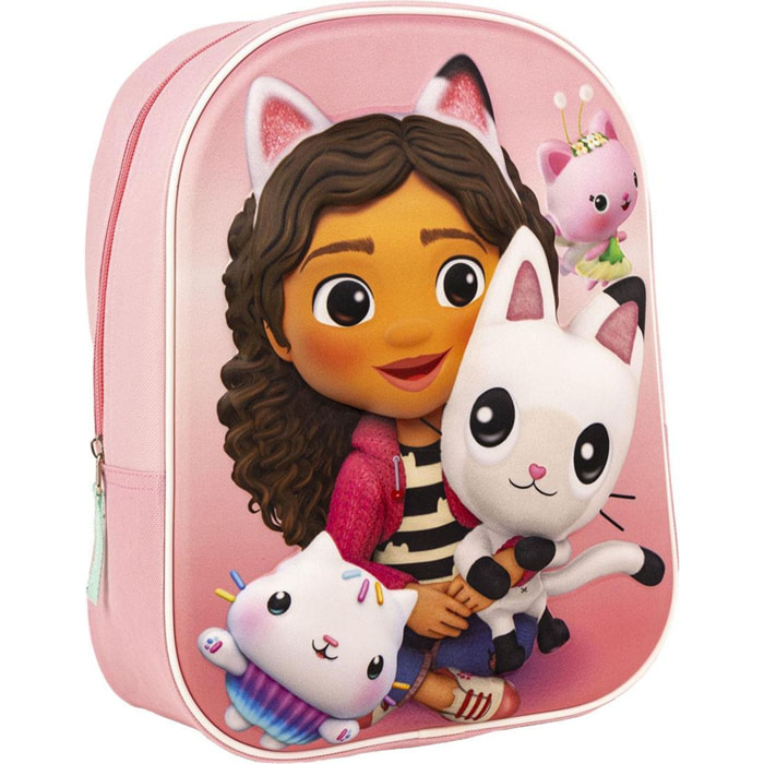 Mochila 3D La Casa De Muñecas De Gabby 31Cm