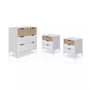 Dormitorio Nitza On Blanco Artik (Blanco Mate) - Natur