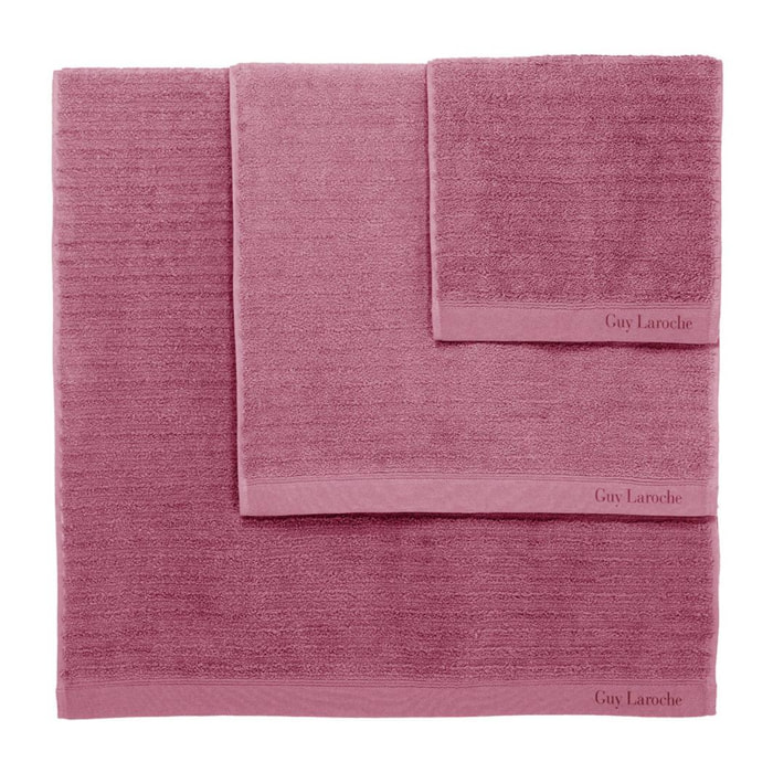 3 serviettes PALACE GUY LAROCHE - coton 550 g/m2 - framboise