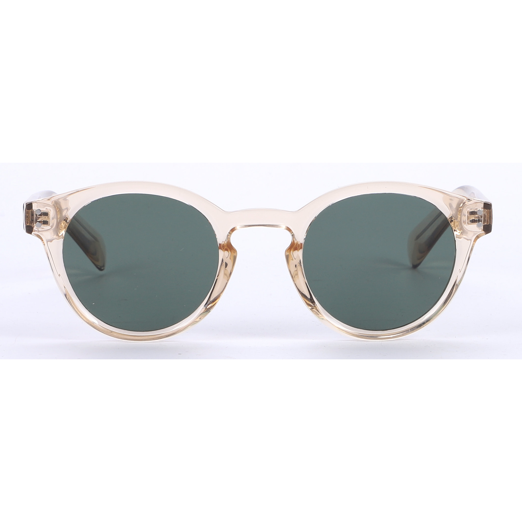 Gafas de sol OCEAN MONTREAL - Champagne transparente brillante / Verde