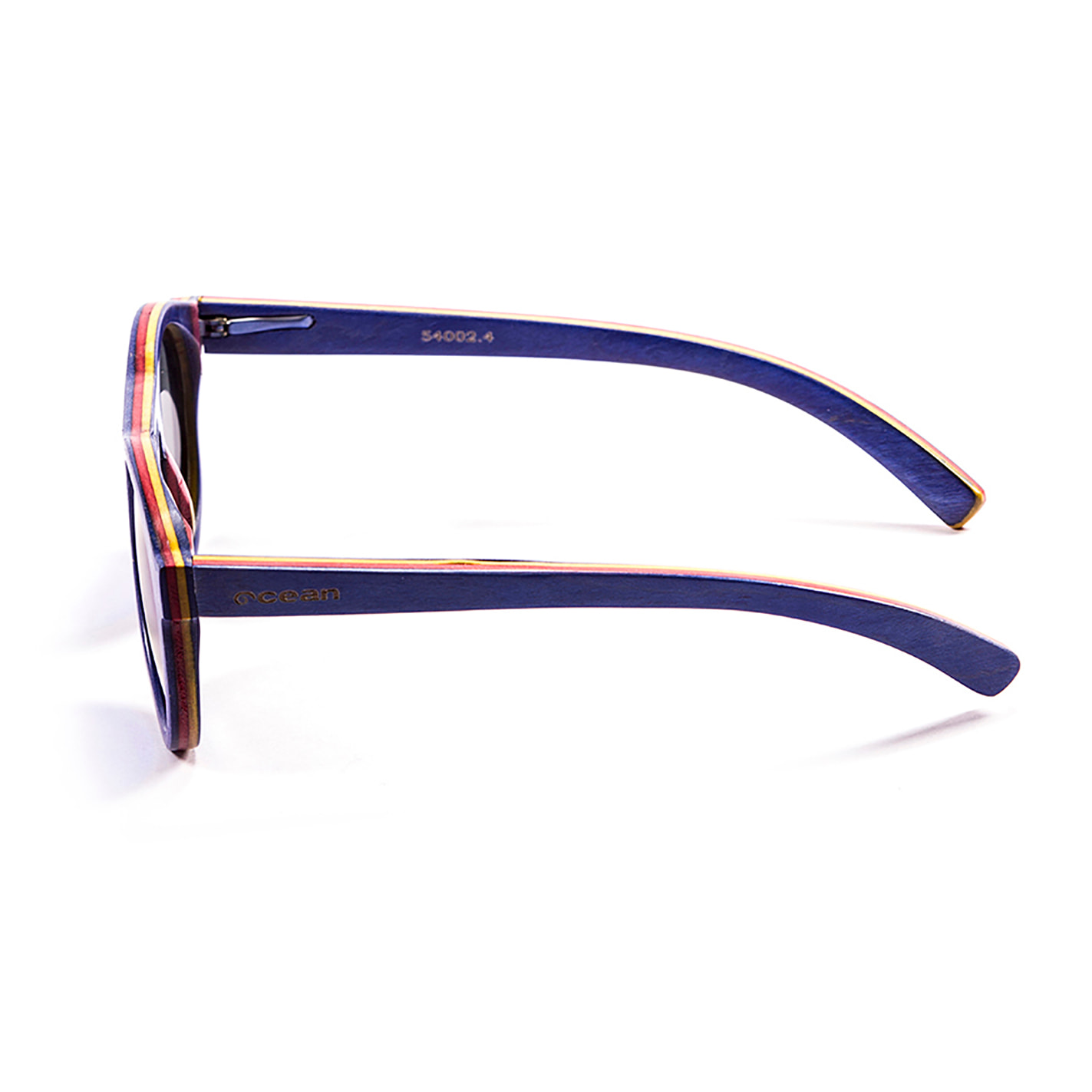 Gafas de sol OCEAN FIJI - De madera azul skate y / Revo azul