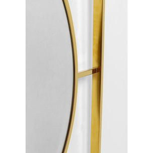Miroir Stanford 90x90cm doré Kare Design