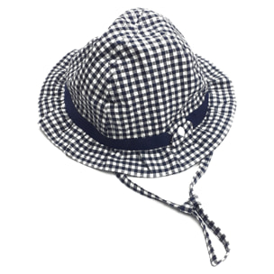 CLOCHE QUADRETTO BLU