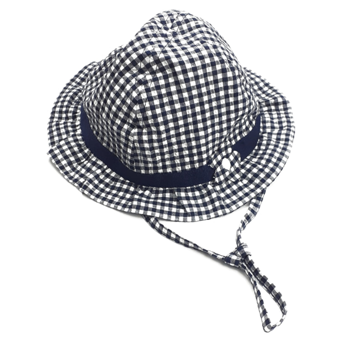 CLOCHE QUADRETTO BLU