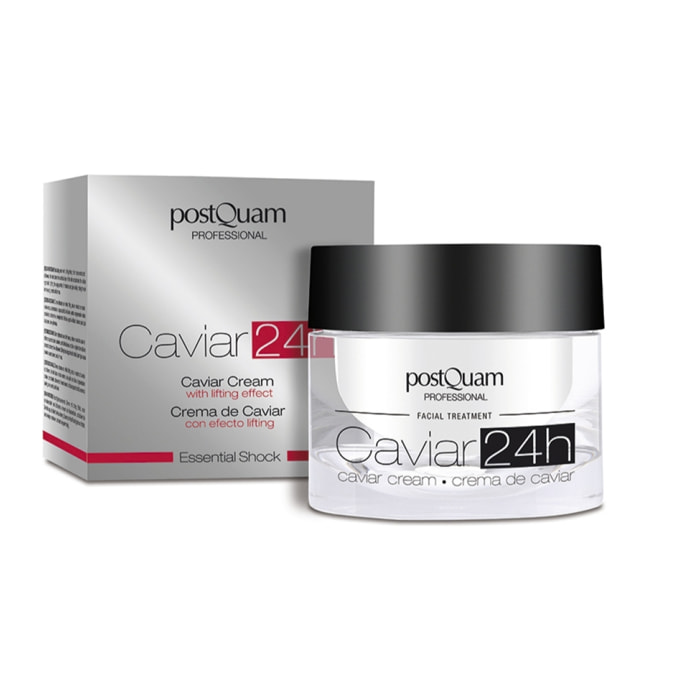 crema efecto lifting caviar 24h + serum biologico vitamina c