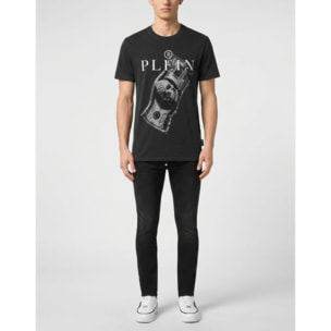 PHILIPP PLEIN Camiseta de cuello redondo y manga corta SKULL
