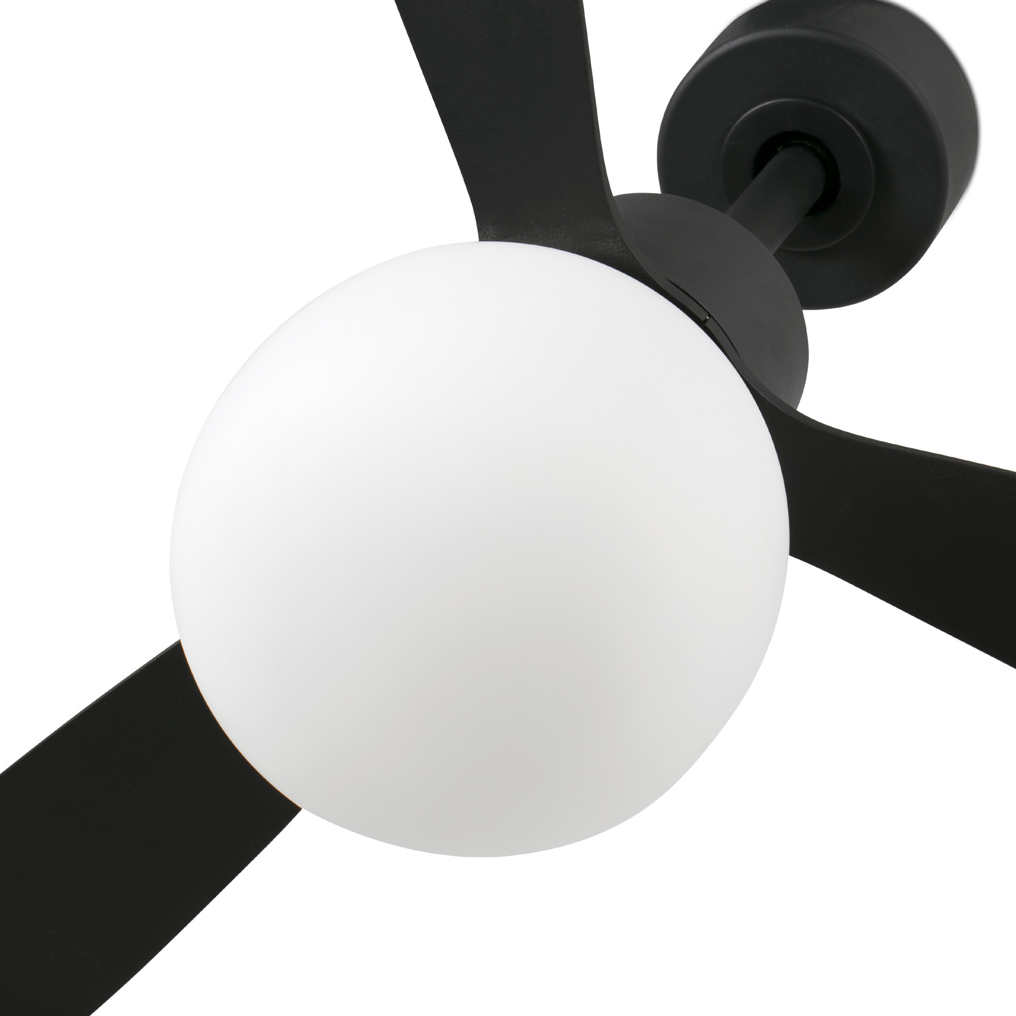 AMELIA L BALL LED ventilatore da soffitto nero