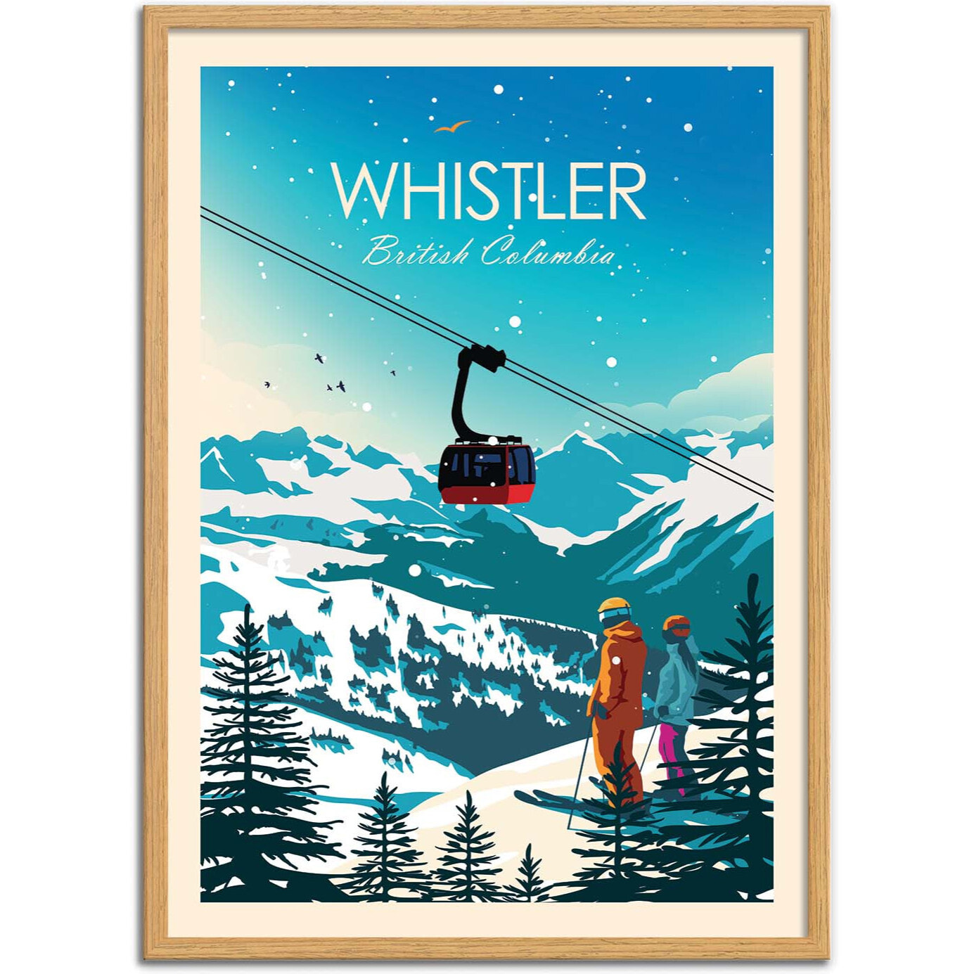 Affiche - Whistler British Columbia - Studio Inception