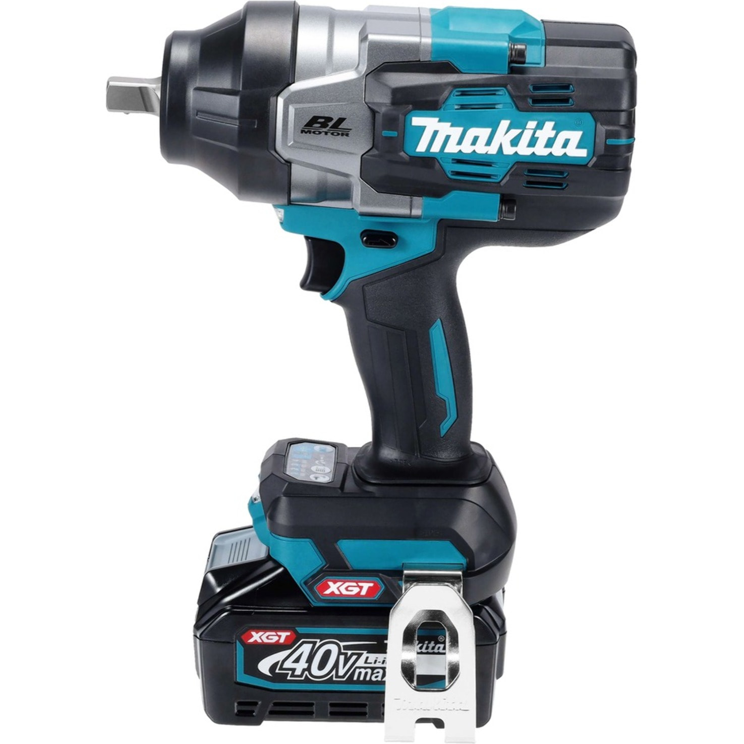 Boulonneuse à chocs XGT 1 360 Nm + 2 batteries 4,0 Ah + 1 Chargeur rapide + Coffret Makpac 3 - MAKITA - TW003GM201