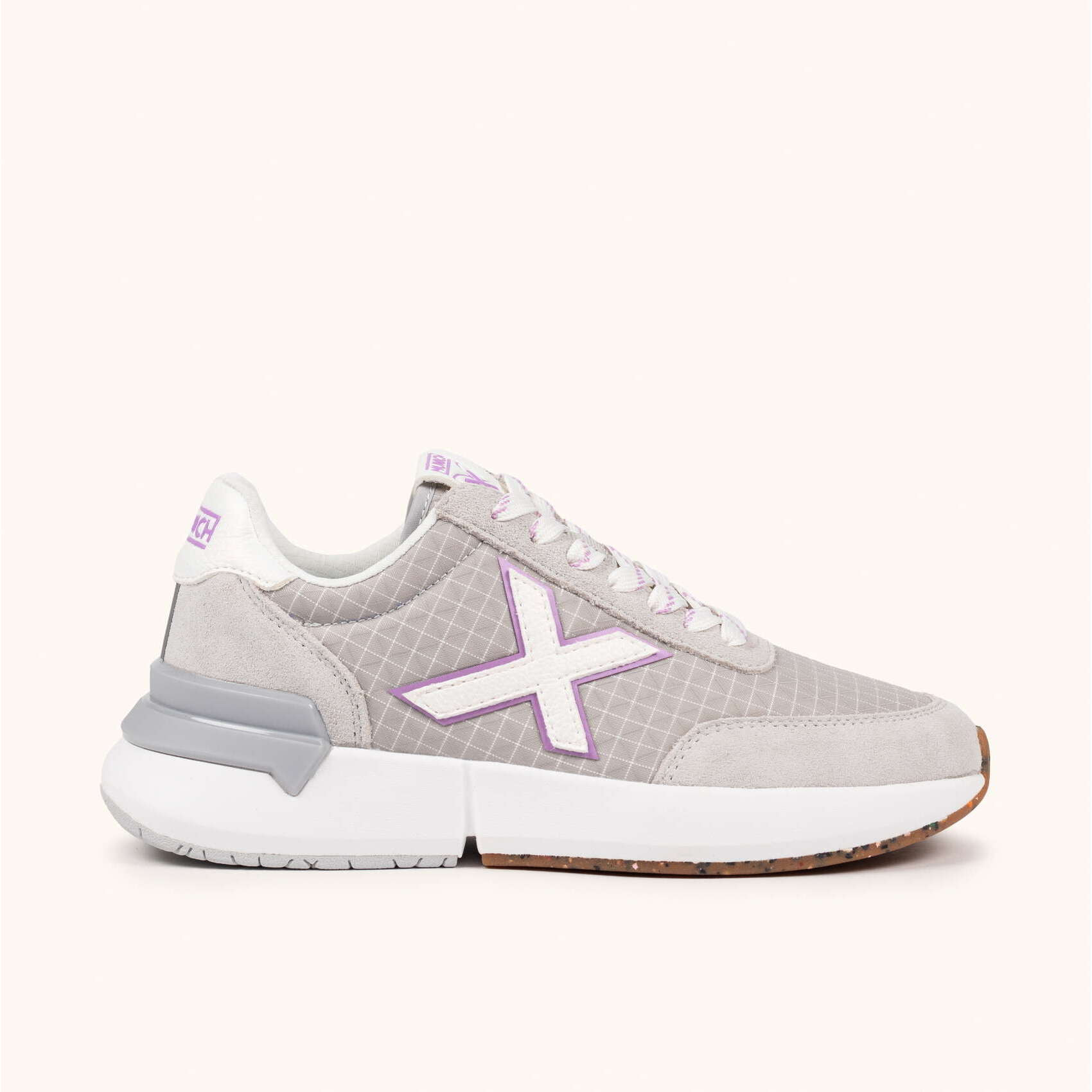 MUNICH VERSUS WMN 113 Sneakers Deportivas Grises y Lilas