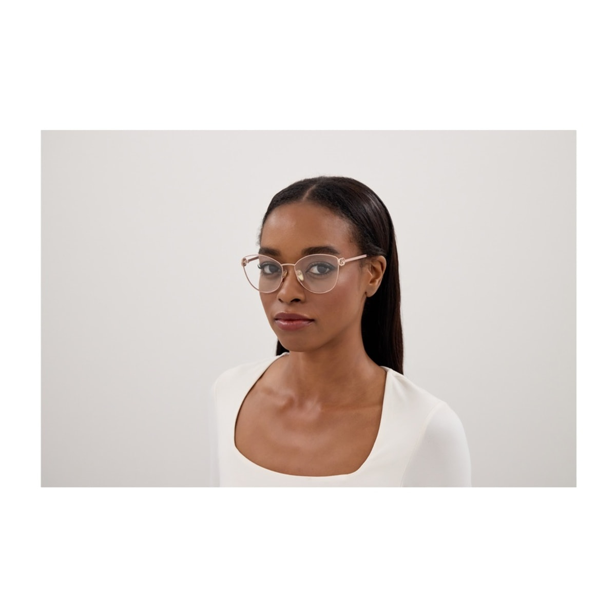 Gafas de Vista Gucci GG2049O-004 de Metal Mujer 57 mm