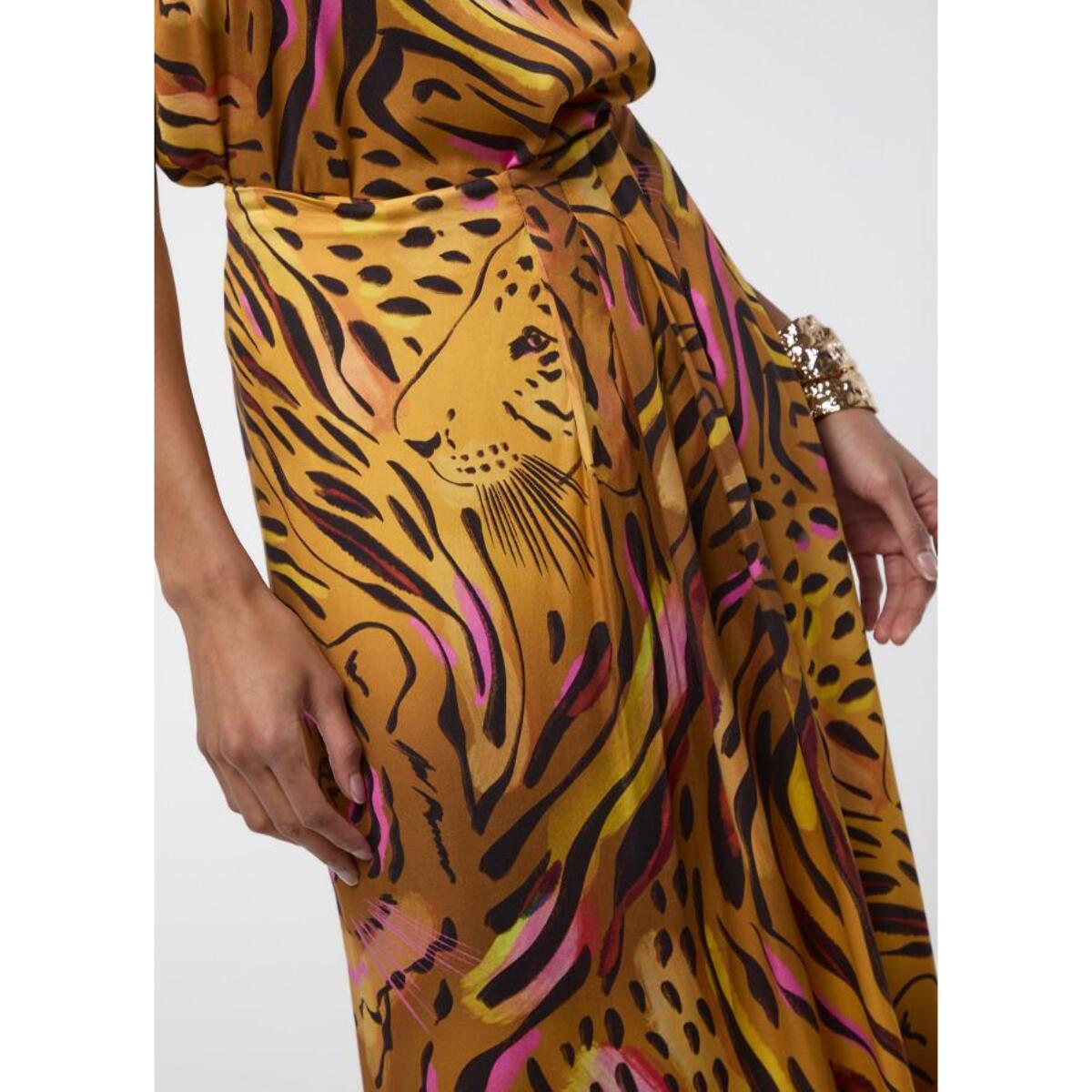 Gonna a sarong con stampa tigre