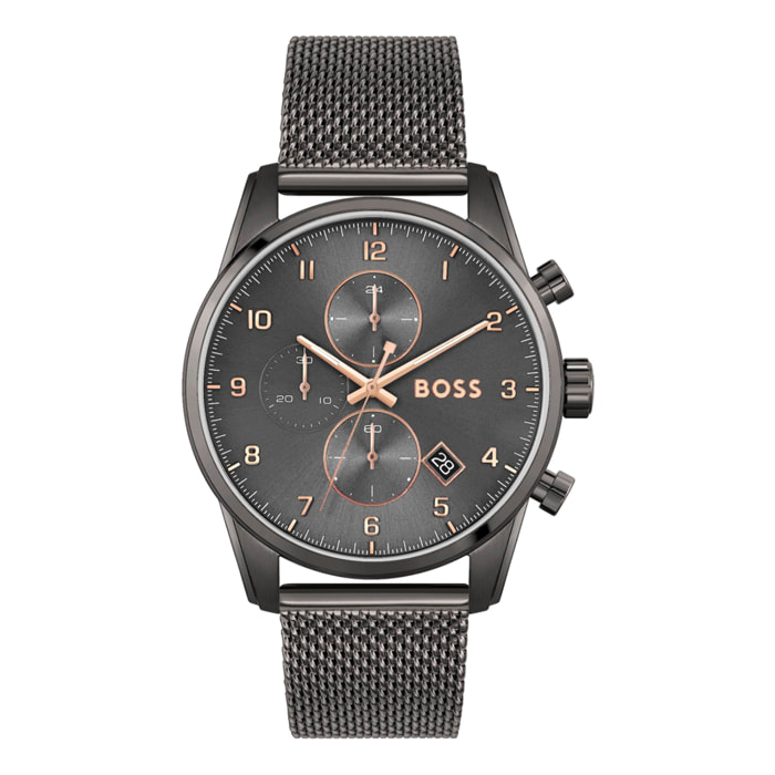Reloj Boss 1513837 Hombre Analogico Cuarzo con Correa de Acero inoxidable